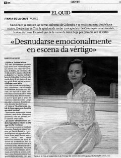 Tanya de la Cruz - Actriz