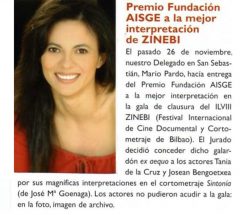 Tanya de la Cruz - Actriz